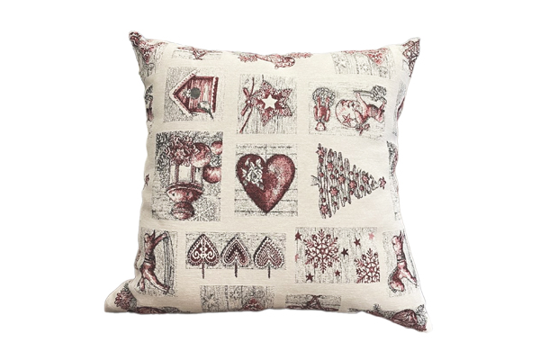 Poťah vianočný žakár