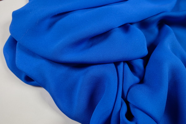 Šifón silk royal blue