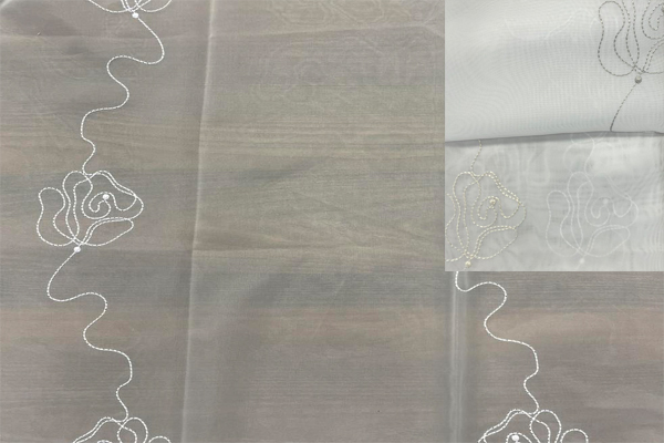 948629 , záclona s vyšívkou